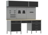 Work Cabinet Set with Drawer with Storage Manual 8 pcs Red 3321469
