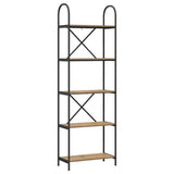 Bookshelf Artisan Oak 60 x 30 x 183 cm Engineered wood 879910