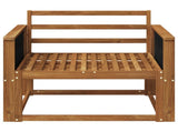 Outdoor Middle Sofa Solid Acacia Wood Natural 3438848