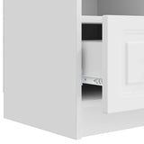 TV Cabinet High Gloss White 102 x 34.5 x 47 cm Engineered Wood 895829