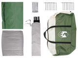 Family Tent Green 487 x 340 x 216 cm Polyester and Steel 42028673
