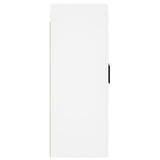Wall Mounted Cabinet White 69.5x34x90 cm 828484