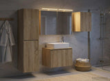 Bathroom Cabinet Set 5 pcs Sonoma Oak Engineered Wood 3407313