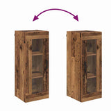 Wall Mounted Cabinet Old Wood 34.5 x 34 x 90 cm 882619
