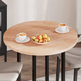 Table Top Light Brown 80 x 2.5 cm Solid Oak Wood 42016004