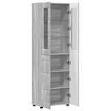 Highboard FLORIN Grey Sonoma 60 x 35 x 182 cm Engineered Wood 3397920