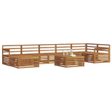 Outdoor Sofa Set 8 pcs Natural 3373844