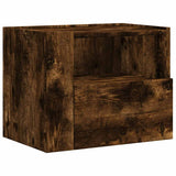 Wall-mounted Bedside Cabinets 2 pcs Smoked Oak 45x30x35 cm 848320