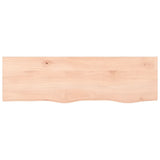 Wall Shelf 100x30x2 cm Untreated Solid Wood Oak 363560