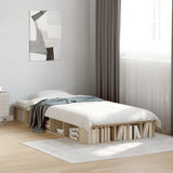 Bed Frame without Mattress Sonoma Oak 90x190 cm Single 3280526