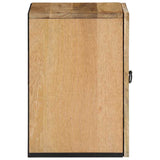 Bathroom Wall Cabinet 38x33x48 cm Solid Wood Mango 358232