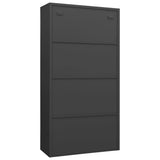 Locker Cabinet Anthracite Steel Locker Cabinet Rectangular 335973