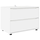 Storage Cabinet 80 x 48 x 57 cm Engineered Wood White 888817