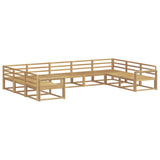 Outdoor Sofa Set 9 pcs White 404 x 251.5 x 73 cm 3387038