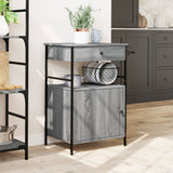 Kitchen Trolley Grey Sonoma 56x43x89.5 cm Engineered Wood 842394