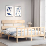 Bed Frame without Mattress 160x200 cm Solid Wood Pine 3193281