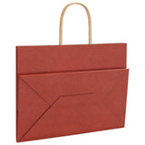 ZNTS Paper Bags 250 pcs with Handles Red 32x17x25 cm 4101761