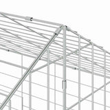 Rabbit Cage Silver 100 x 78 x 78 cm Galvanised Steel 42019232