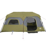 Family Tent 9-Person Green Quick Release Waterproof 94299