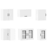 11 Piece Kitchen Cabinet Set Kalmar White Engineered Wood 3314911