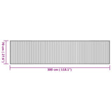 Rug Rectangular Natural70x300 cm Bamboo 376877
