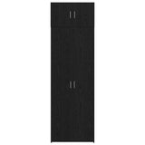 Storage Cabinet 3 pcs Black Oak 3365637