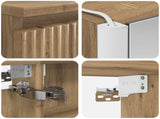 Bathroom Furniture Set 6 pcs Artisan Oak 3407174