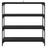 Book Cabinet Black Oak 100 x 33 x 100 cm 881119