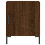 Bedside Cabinets 2 pcs Brown Oak 40x40x50 cm Engineered Wood 827579