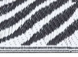 Outdoor Rug ARAKIL Black 140x200 cm PP 317013