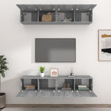 TV Cabinets 4 pcs Grey Sonoma 80x30x30 cm Engineered Wood 3114188
