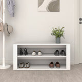 Shoe Rack White 100x35x45 cm Engineered Wood 816904