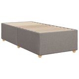 Box Spring Bed with Mattress Taupe 90x200 cm Fabric 3285349