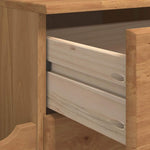 Entryway Storage Bench with Drawer ASKIM Brown 100 x 39 x 62 cm 4105439