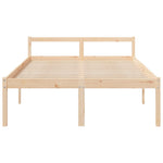 Senior Bed without Mattress 140x190cm Solid Wood Pine 810594