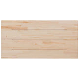 Table Top White 80x40x2,5 cm Solid Wood Pine Rectangular 824401