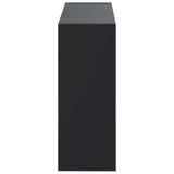 Wall-Mounted Shoe Cabinet ZWOLLE 71 x 17 x 43 cm Black 896406