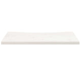 Desk Top White 80x40x2,5 cm Solid Wood Pine 824426