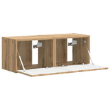 TV Wall Cabinet 2 pcs Artisian Oak 39 x 31 x 29.5 cm 892188