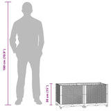Raised Bed 80x40x38 cm Polypropylene 153294
