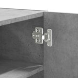 Wall Cabinet Concrete Grey 75x35x60 cm Engineered Wood 848426