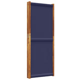4-Panel Room Divider Dark Blue 280x180 cm 4003360