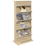 Magazine Rack Sonoma Oak 70 x 41 x 156 cm Engineered Wood 899521