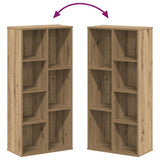 Bookcase Artisian Oak 50x25x105 cm Engineered Wood 852797