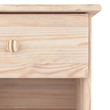 ZNTS Bedside Cabinet ALTA 41x35x41 cm Solid Wood Pine 353913