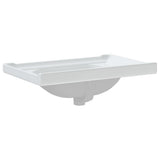 Bathroom Sink White 71x48x23 cm Rectangular Ceramic 153705