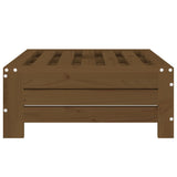ZNTS Parasol Base Cover Honey Brown Solid Wood Pine 825334