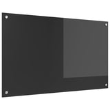 Kitchen Backsplash Dark Grey 100 x 60 cm Tempered Glass 42001249