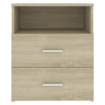 ZNTS Bed Cabinet Sonoma Oak 50x32x60 cm 803278