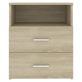 ZNTS Bed Cabinet Sonoma Oak 50x32x60 cm 803278